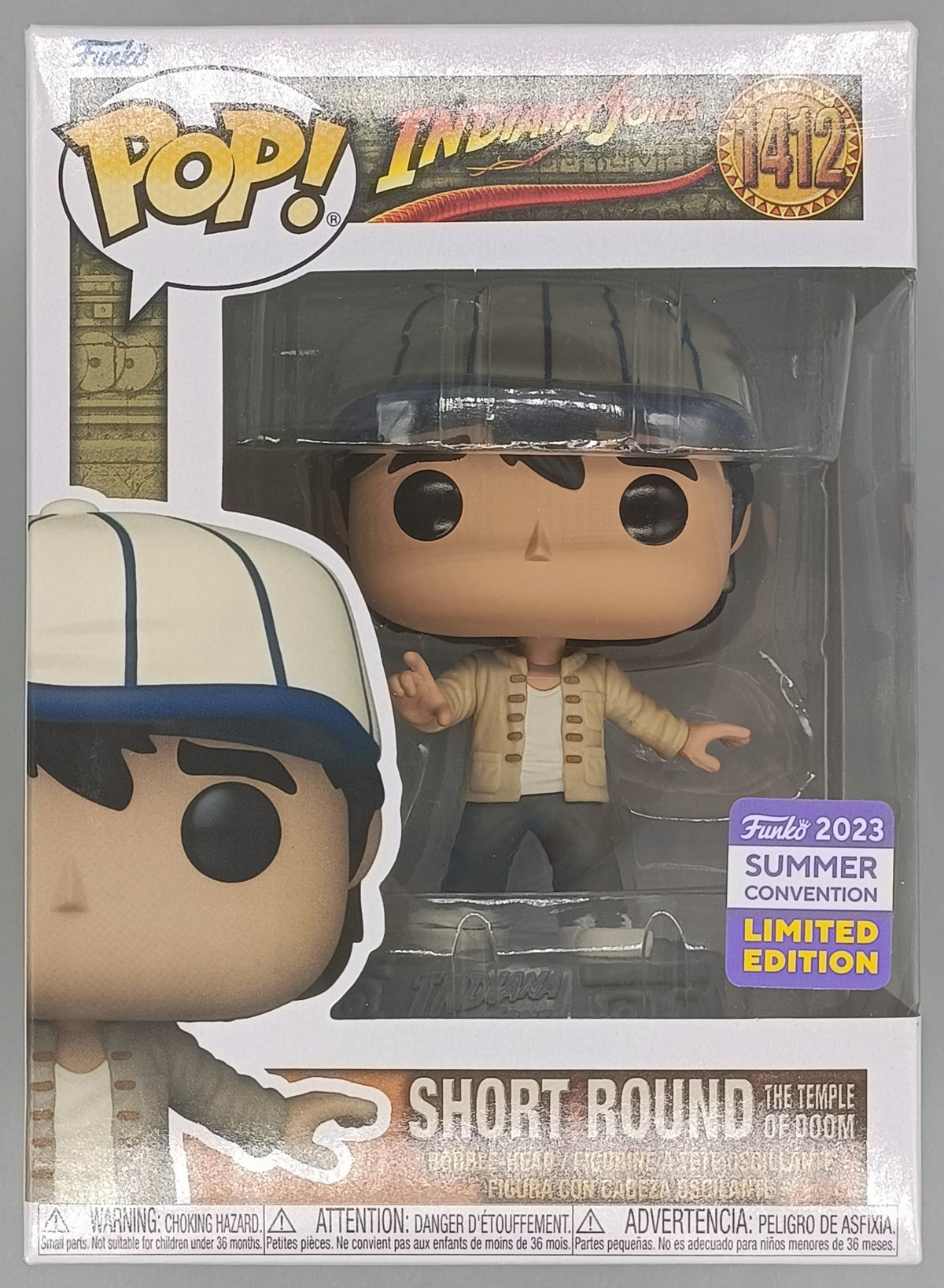 1412 Short Round - Disney Indiana Jones - 2023 Con Funko POP Funko