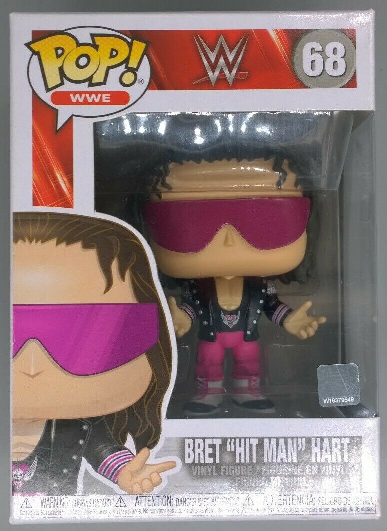 68 Bret Hart (w/ Jacket) - WWE Funko POP