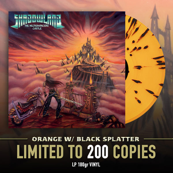 Shadowland - The NecromancerS Castle (Ornage W/ Balck Splatter) - Prog Rock - LP