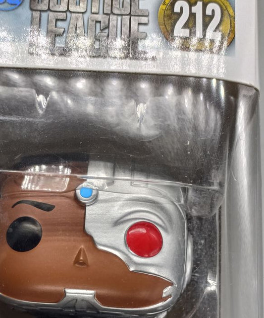 212 Cyborg (and Motherbox) - DC Justice League Funko POP - Damaged Box