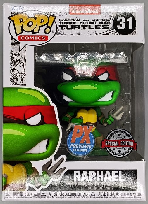 31 Raphael - TMNT Teenage Mutant Ninja Turtles Funko POP - Box Damaged Funko