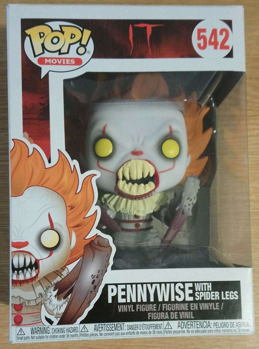 542 Pennywise (with Spider Legs) - Horror - IT Funko POP Funko