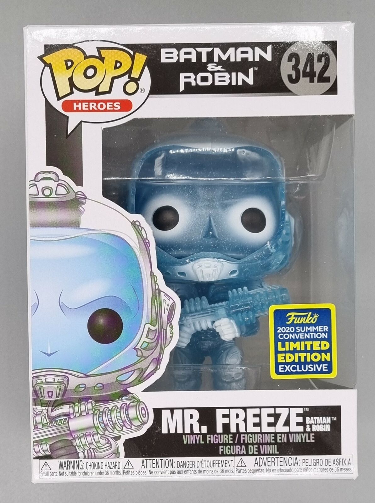 342 Mr. Freeze - Glitter - DC - Batman & Robin - 2020 Con Funko POP