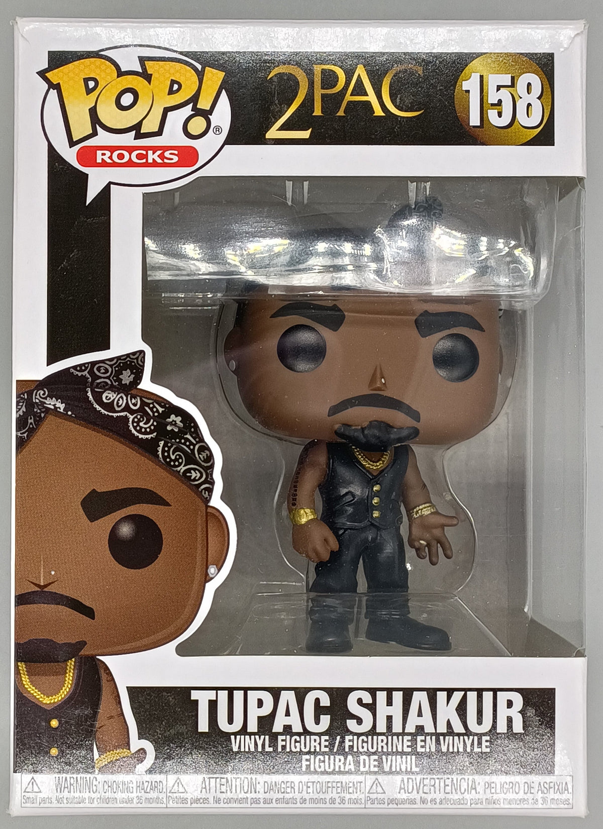 158 Tupac Shakur - 2pac - Funko POP - Box Damaged Funko
