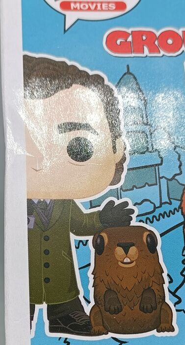 1045 Phil Connors (with Punxsutawney Phil) - Groundhog Day - Box Damaged Funko POP