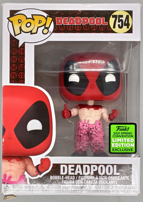 754 Deadpool (w/ Teddy Pants) Marvel - 2021 Con Box Damaged Funko POP Funko