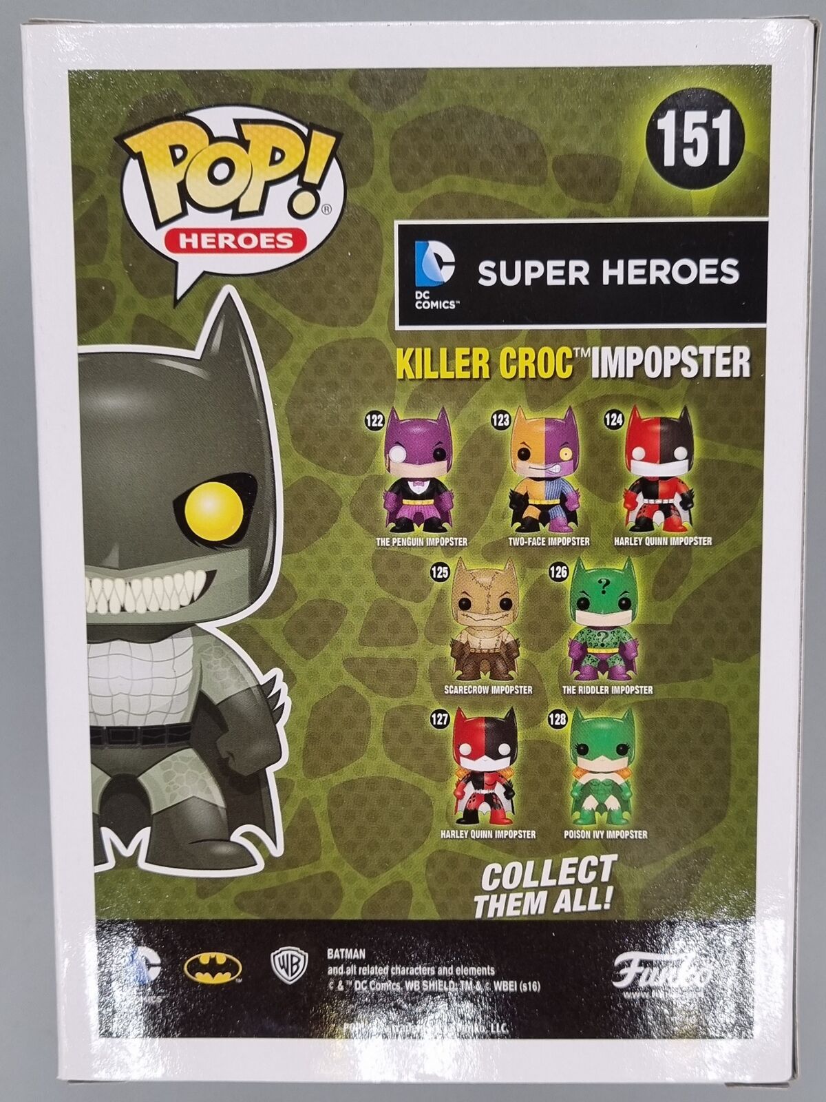 151 Killer Croc Impopster - DC Pop Heroes Funko POP