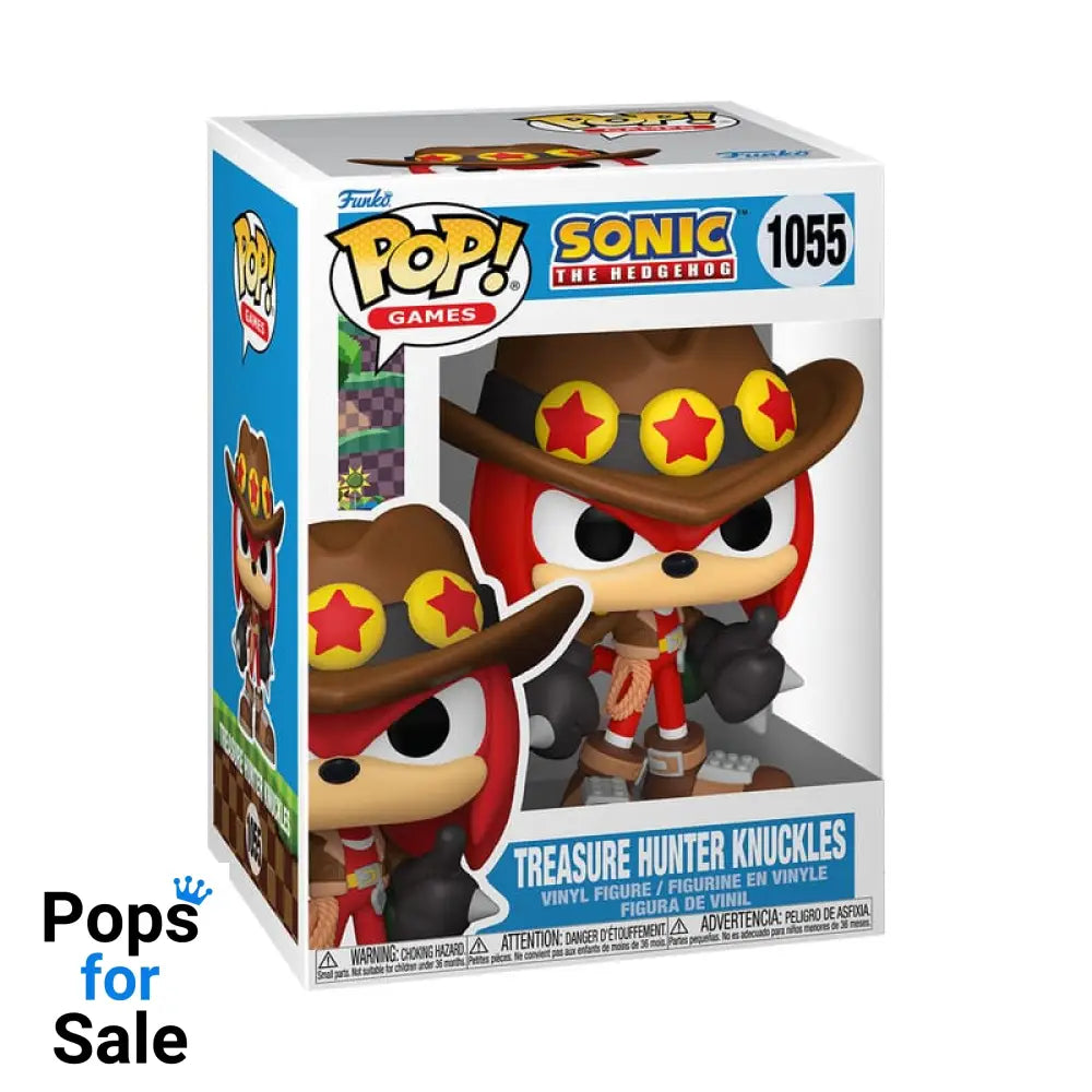 1055 Treasure Hunter Knuckles - Sonic the Hedgehog Funko POP PRESALE Funko