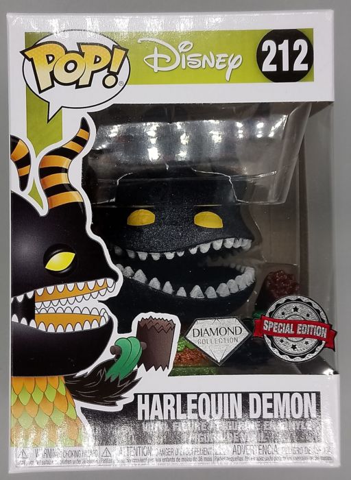 212 Harlequin Demon - Diamond - Disney The Night Before Christmas Funko POP Funko