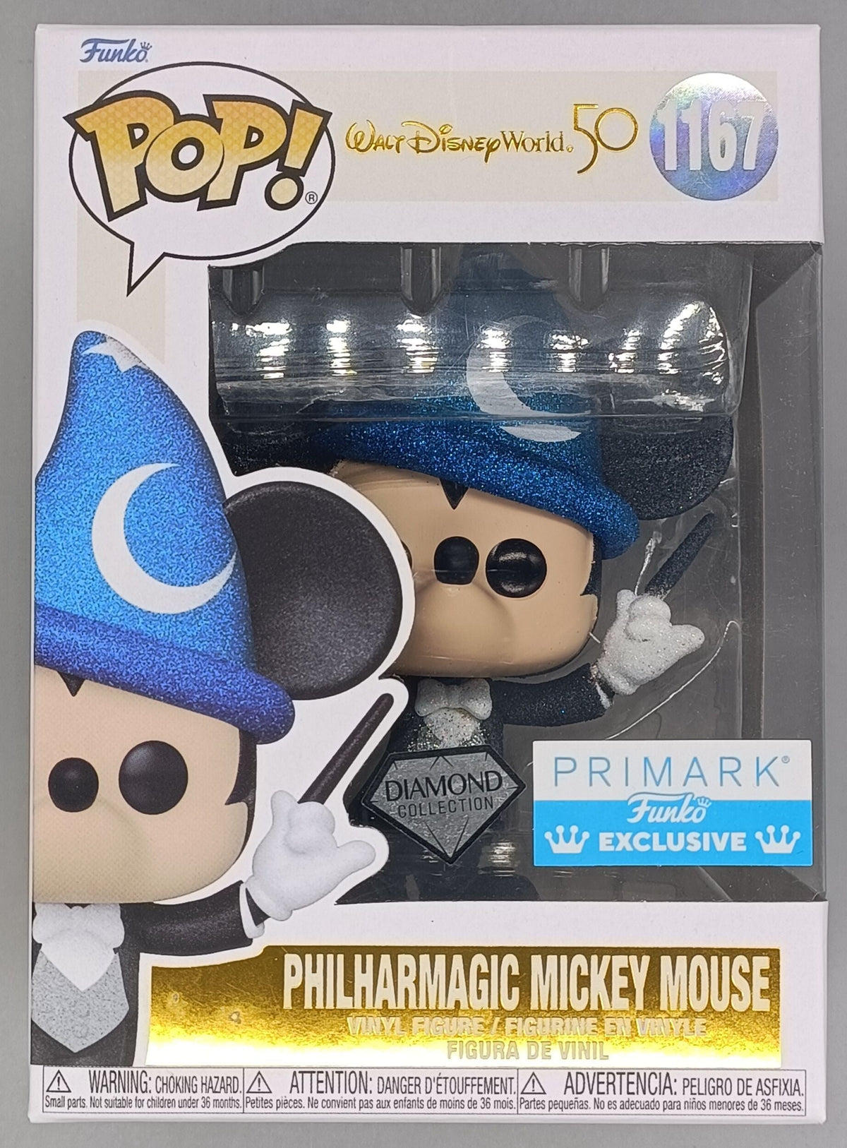 1167 PhilharMagic Mickey Mouse Diamond - Disney Funko POP Funko
