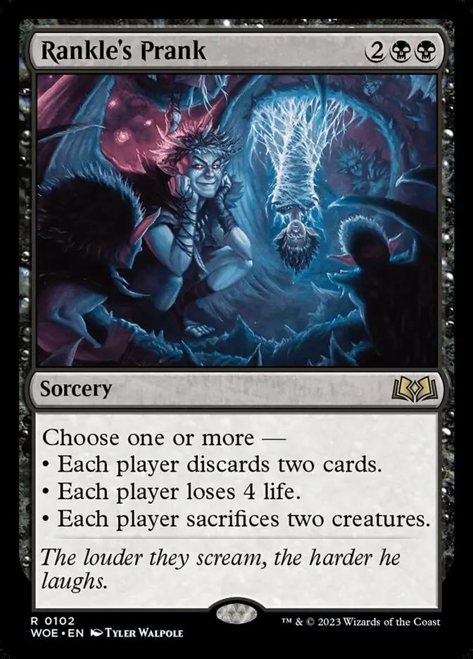 102 - Rankle's Prank - Wilds of Eldraine - Normal - Magic: The Gathering Card