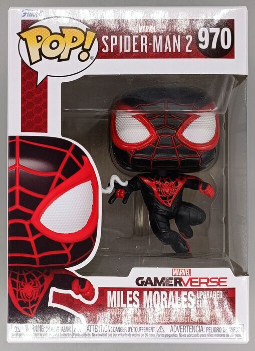 970 Miles Morales Upgraded Suit - Marvel Spider-Man 2 Game Funko POP - Brand New Funko