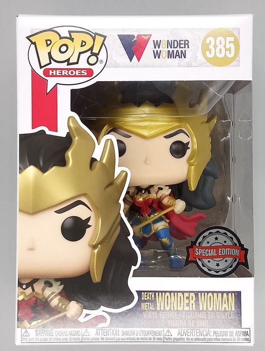 385 Wonder Woman (Death Metal) - DC Funko POP Funko