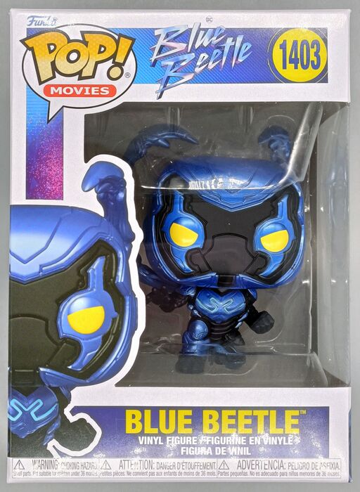 1403 Blue Beetle - DC - Blue Beetle - Brand New Funko POP in Protector