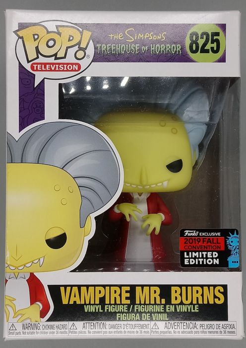 825 Vampire Mr. Burns - The Simpsons - 2019 Con Funko POP Funko