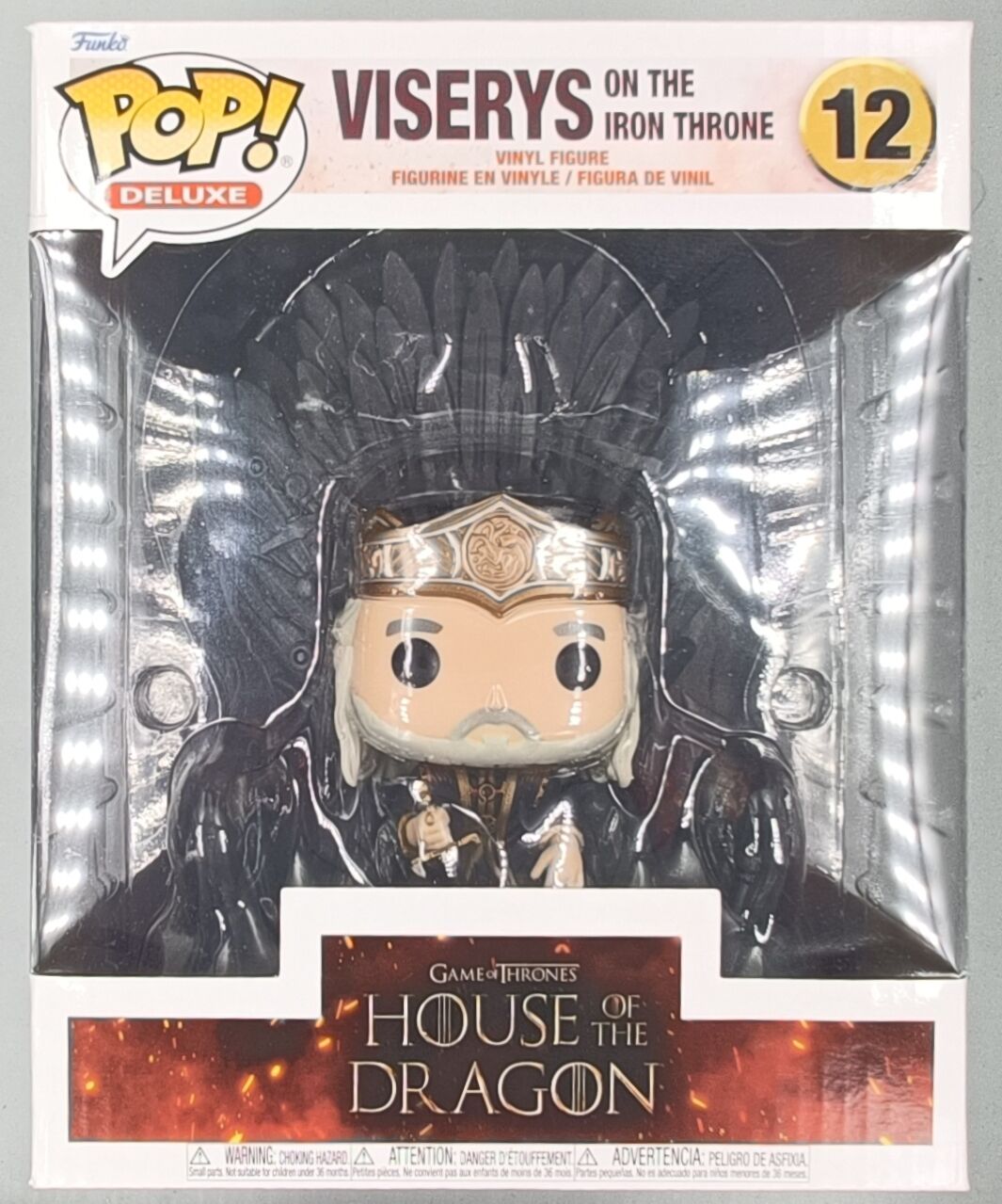 12 Viserys on the Iron Throne Deluxe - House of the Dragon