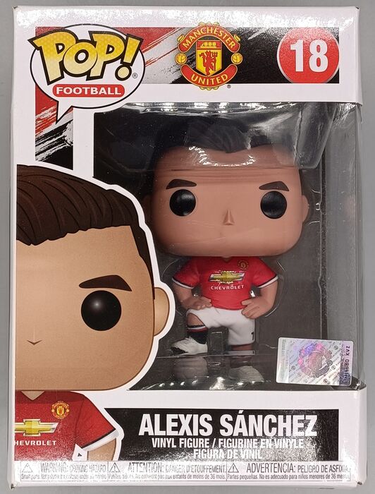 18 Alexis S�nchez - Manchester United - Box Damaged Funko POP