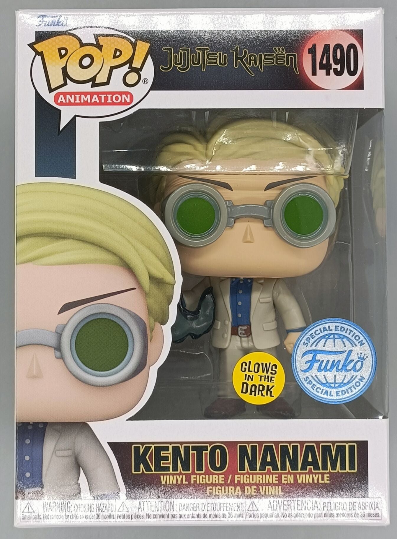1490 Kento Nanami (GITD) - Jujutsu Kaisen Funko POP