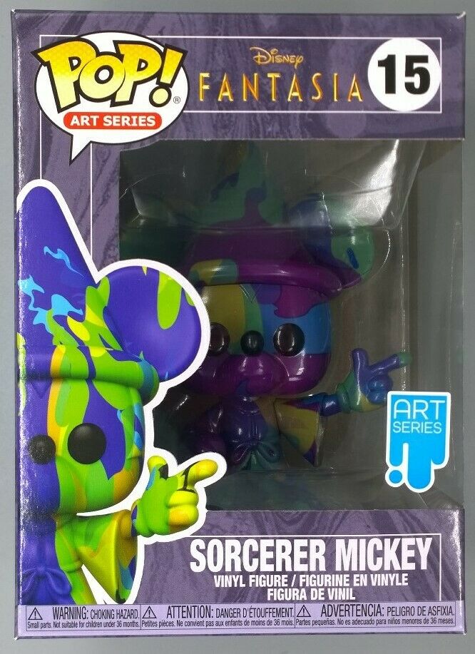 15 Sorcerer Mickey (2) - Art Series - Fantasia 80th Funko POP