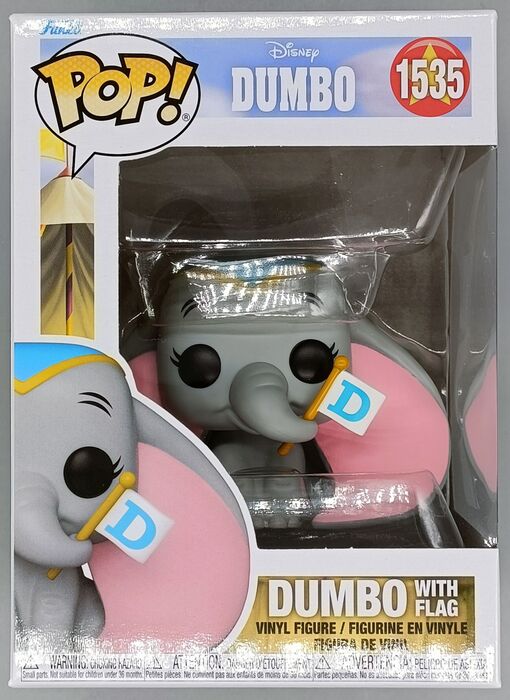 1535 Dumbo with Flag - Disney Dumbo Funko POP - Brand New