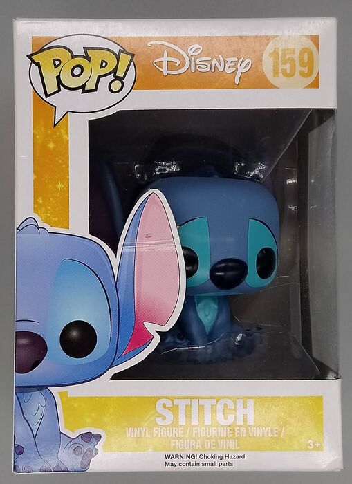 159 Stitch (Seated) - Disney Lilo & Stitch - Box Damaged Funko POP
