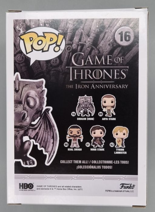 16 Drogon (Iron) - Game of Thrones Funko POP