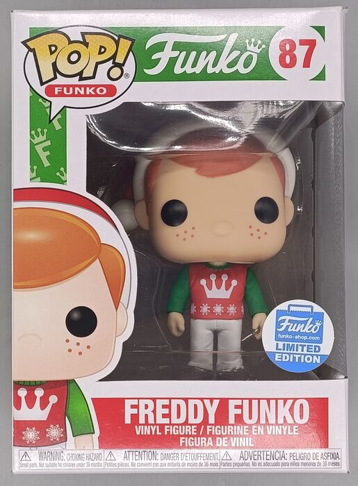 87 Freddy Funko (Holiday) Christmas - Funko (Freddy Funko) Box Damaged Funko POP Funko