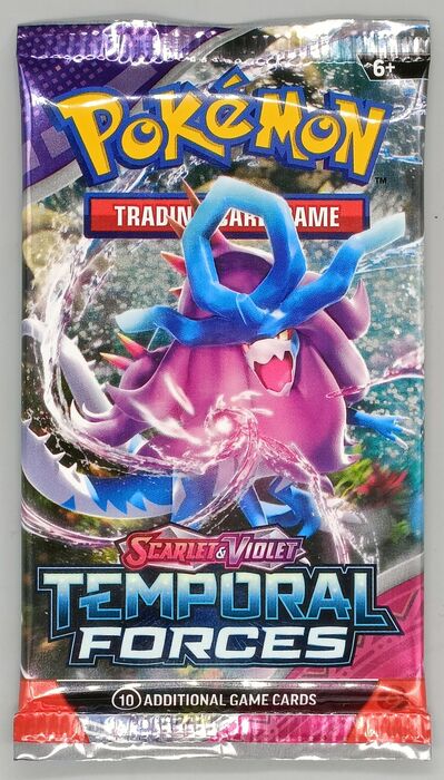Pokemon Trading Card Game Scarlet & Violet: Temporal Forces 10 Additional Game Cards