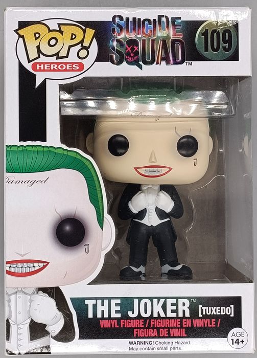109 The Joker (Tuxedo) - Suicide Squad - Box Damaged Funko POP Funko