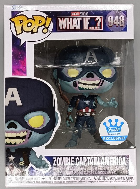 948 Zombie Captain America (w/o Shield) Marvel What if...? Funko POP Funko