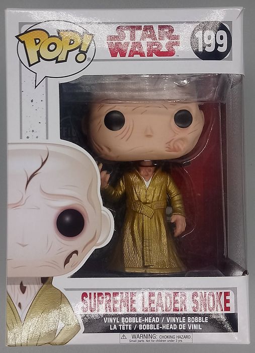 199 Supreme Leader Snoke - Star Wars - The Last Jedi Box Damaged Funko POP Funko