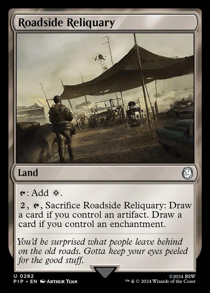 282 - Roadside Reliquary - Fallout - Normal - Magic: The Gathering Card