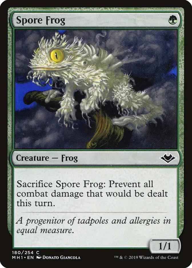 180 - Spore Frog - Modern Horizons - Normal - Magic: The Gathering Card