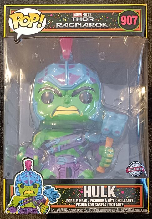 907 Hulk (Blacklight) - 10 Inch - Marvel Thor - Funko POP - Box Damaged Funko
