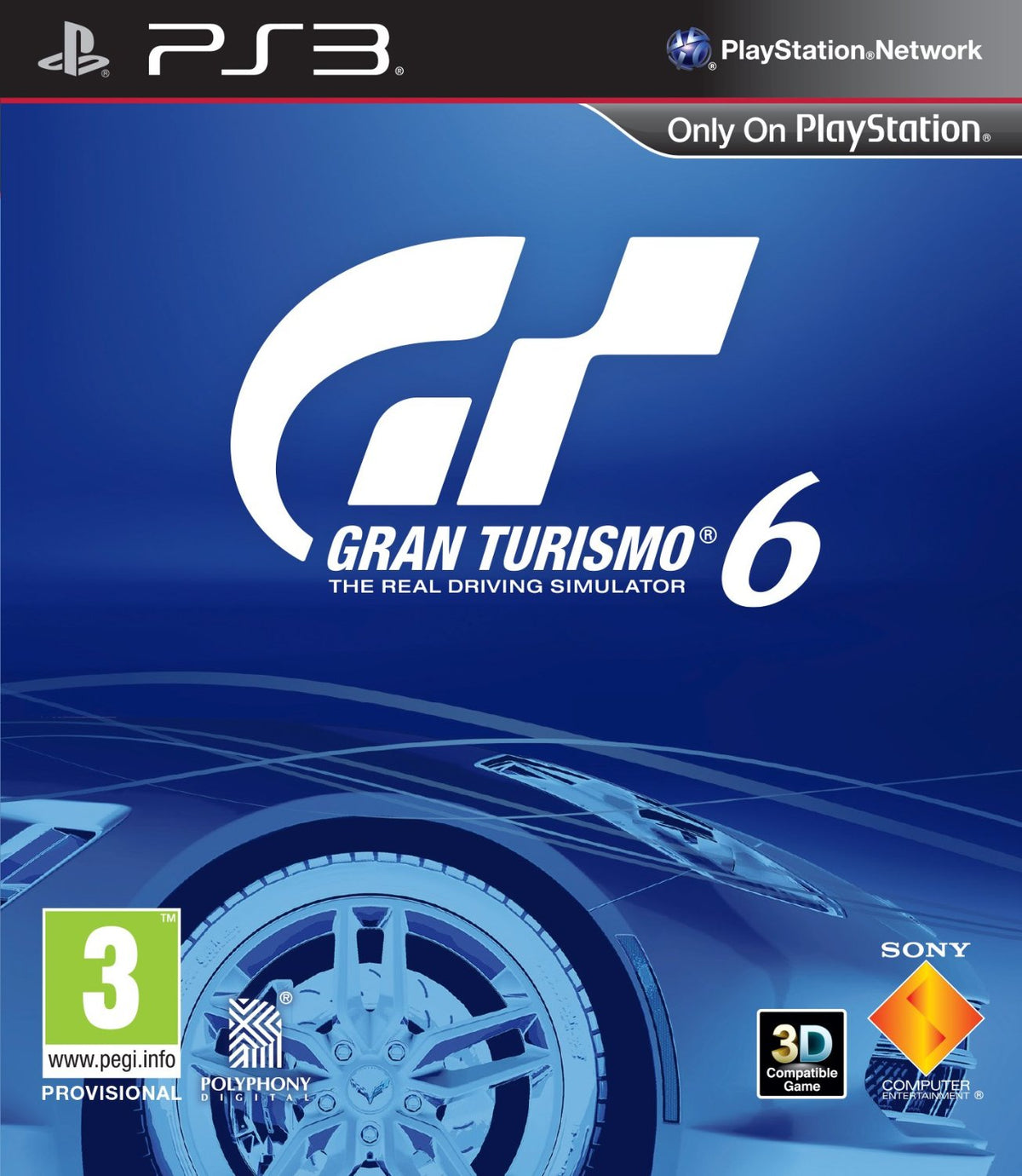 Gran Turismo 6 for Playstation 3 (PS3) PlayStation