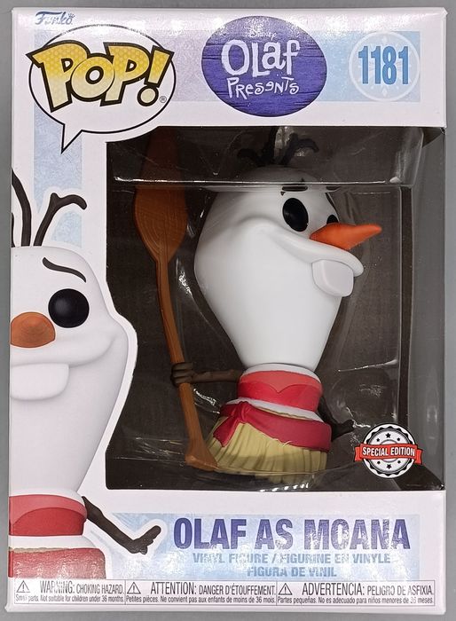 1181 Olaf as Moana - Disney Olaf Presents Funko POP