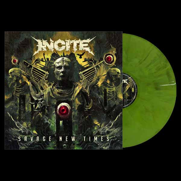 Incite - Savage New Times (Puke Green Coloured Vinyl) - Thrash Metal - LP