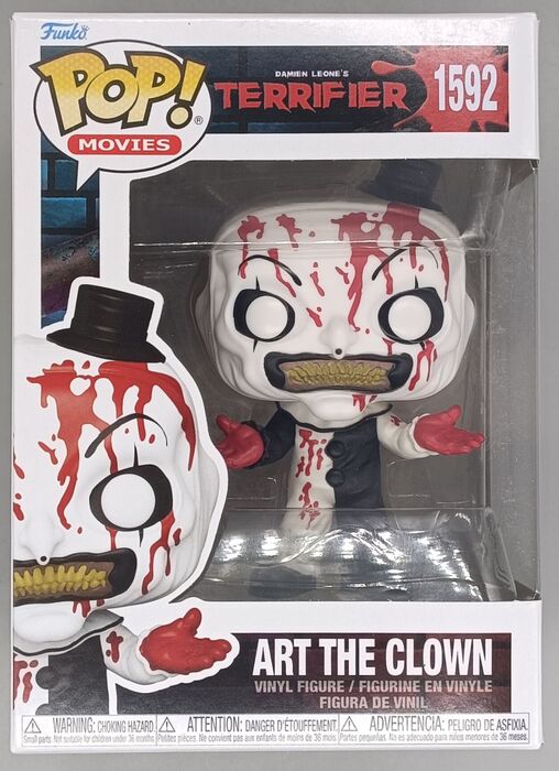 1592 Art the Clown (Bloody) - Terrifier - Horror Funko POP - Brand New Funko