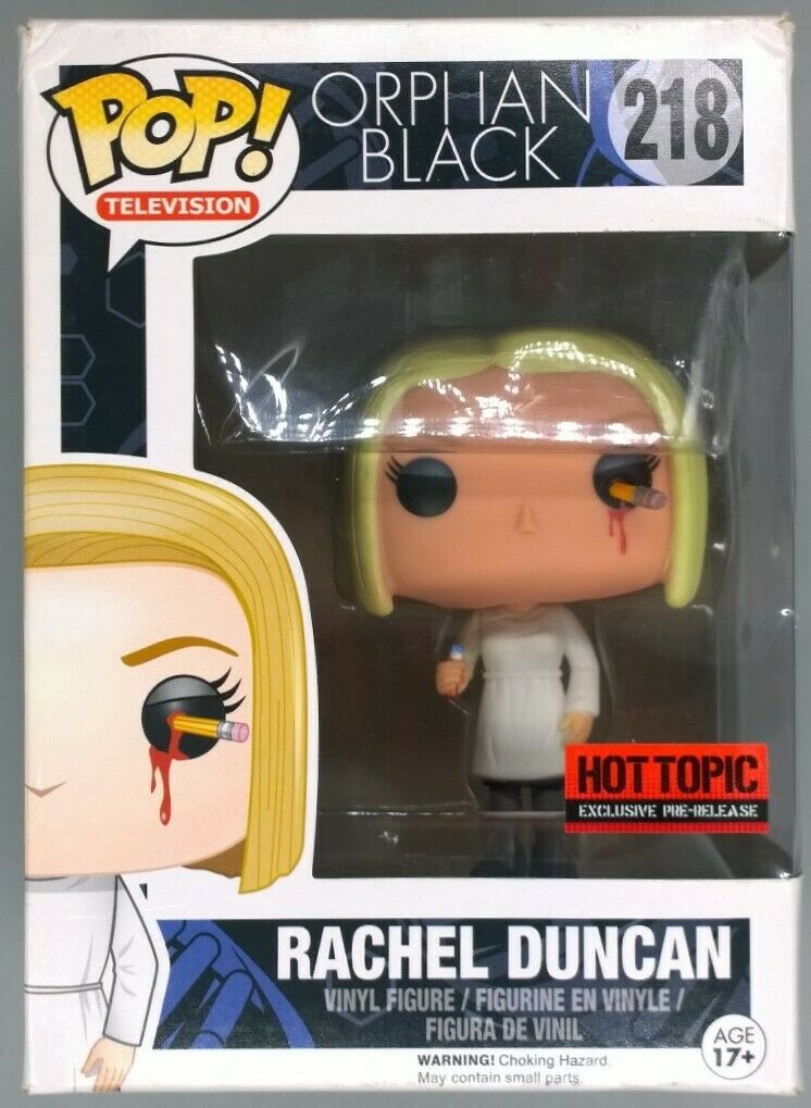 218 Rachel Duncan (Pencil) Orphan Black - Box Damaged Funko POP Funko