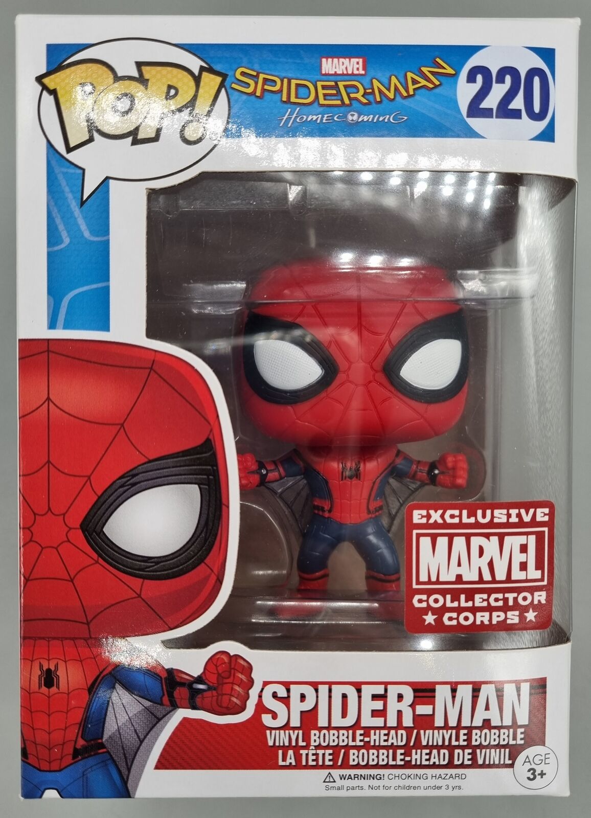 220 Spider-Man Wingsuit Homecoming Marvel Collectors Corps Funko POP Funko
