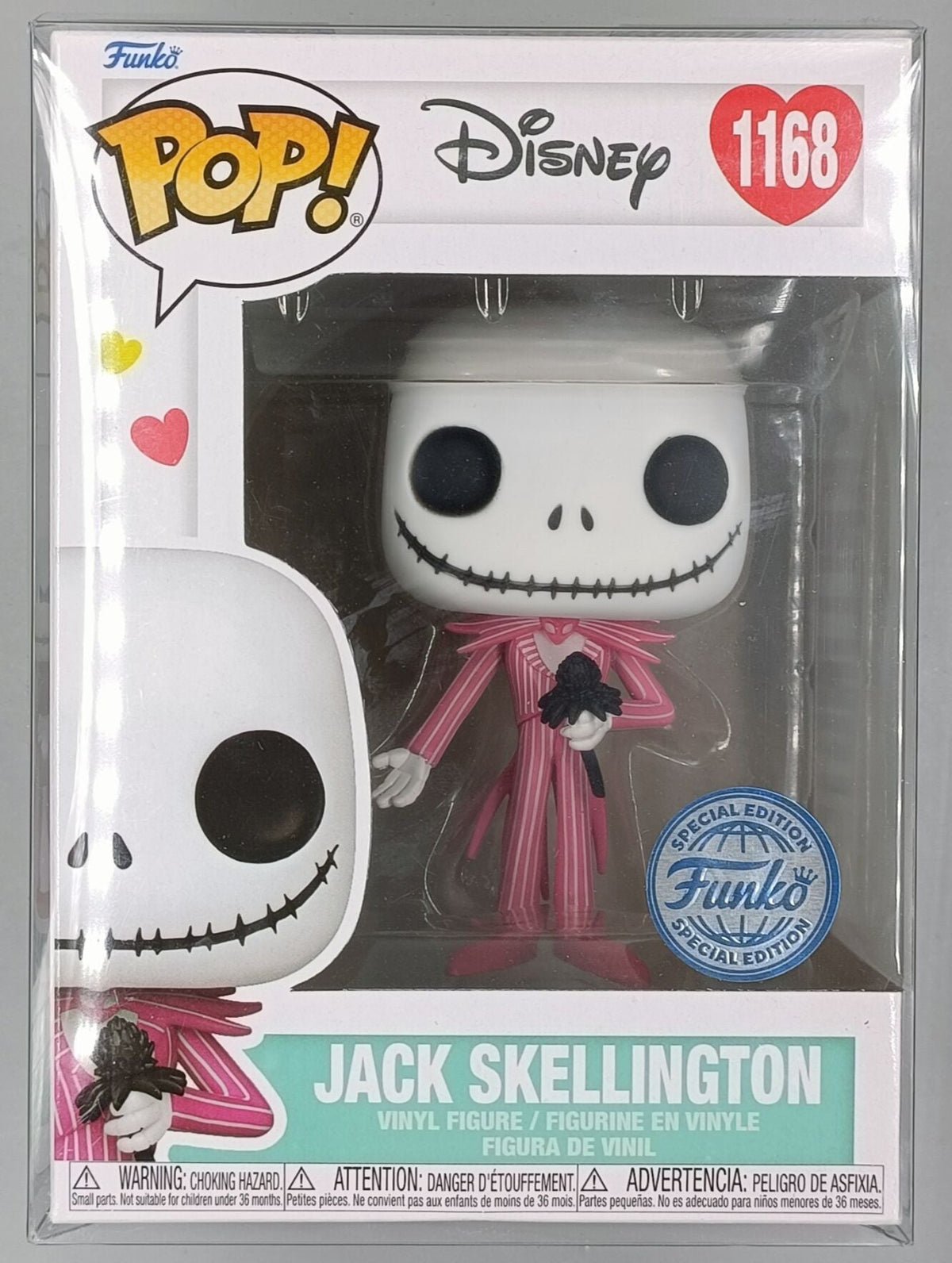 1168 Jack Skellington (Pink) Disney The Nightmare Before Christmas Funko POP Funko