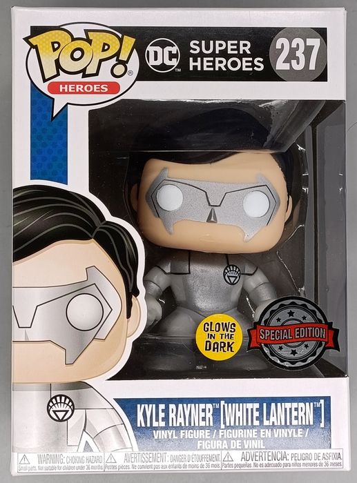 237 Kyle Rayner (White Lantern) - Glow - DC Funko POP Funko