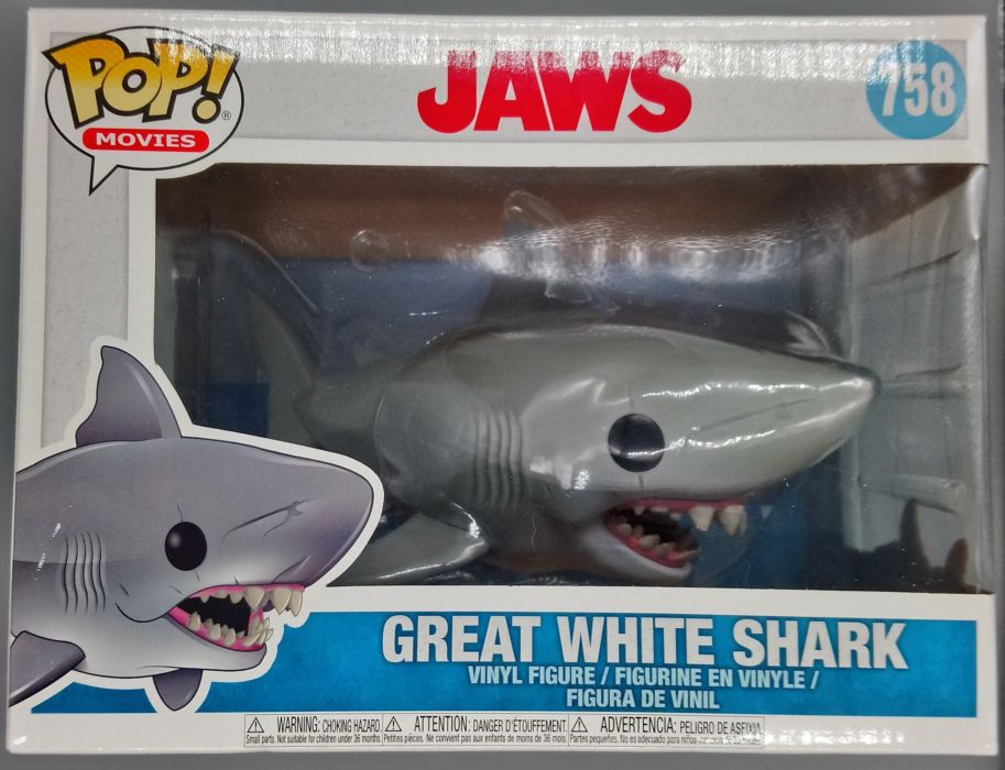 758 Great White Shark - 6 Inch - JAWS - Box Damaged Funko POP Funko