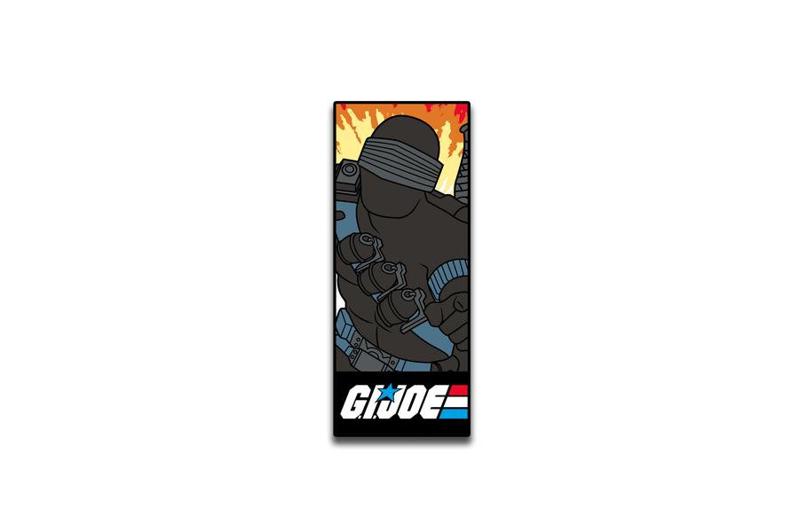 Pinfinity AR Pin: Snake Eyes Filecard - G.I. Joe PJOE002 Pin