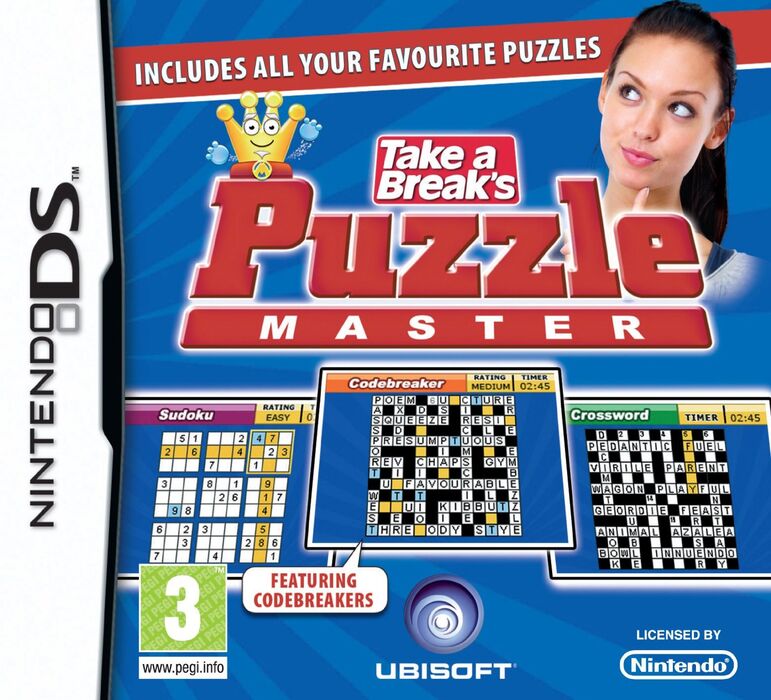 Take a Break's Puzzle Master for Nintendo DS/3DS Funko