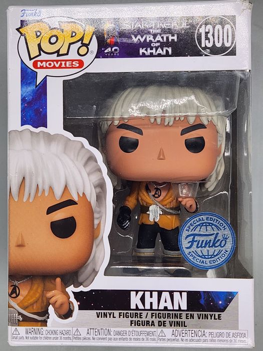 1300 Khan - Star Trek II The Wrath of Khan - Box Damaged Funko POP Funko