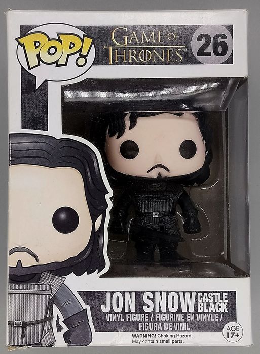 26 Jon Snow (Castle Black) - Game of Thrones - Box Damaged Funko POP