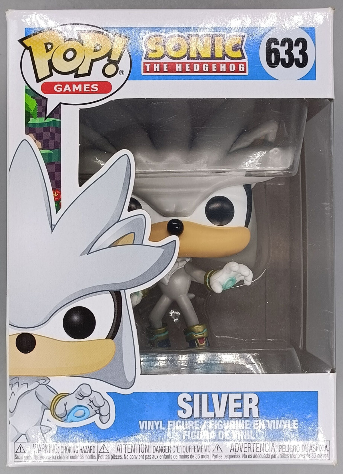 633 Silver - Sonic the Hedgehog - Funko POP - Box Damaged Funko