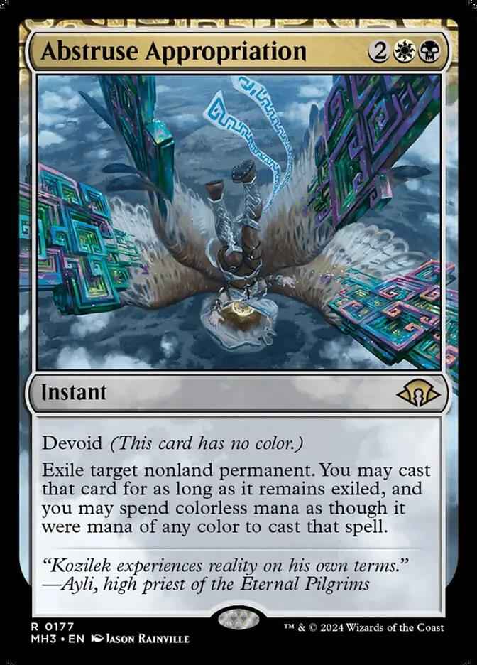 177 - Abstruse Appropriation - Modern Horizons 3 - Normal - Magic: The Gathering Card