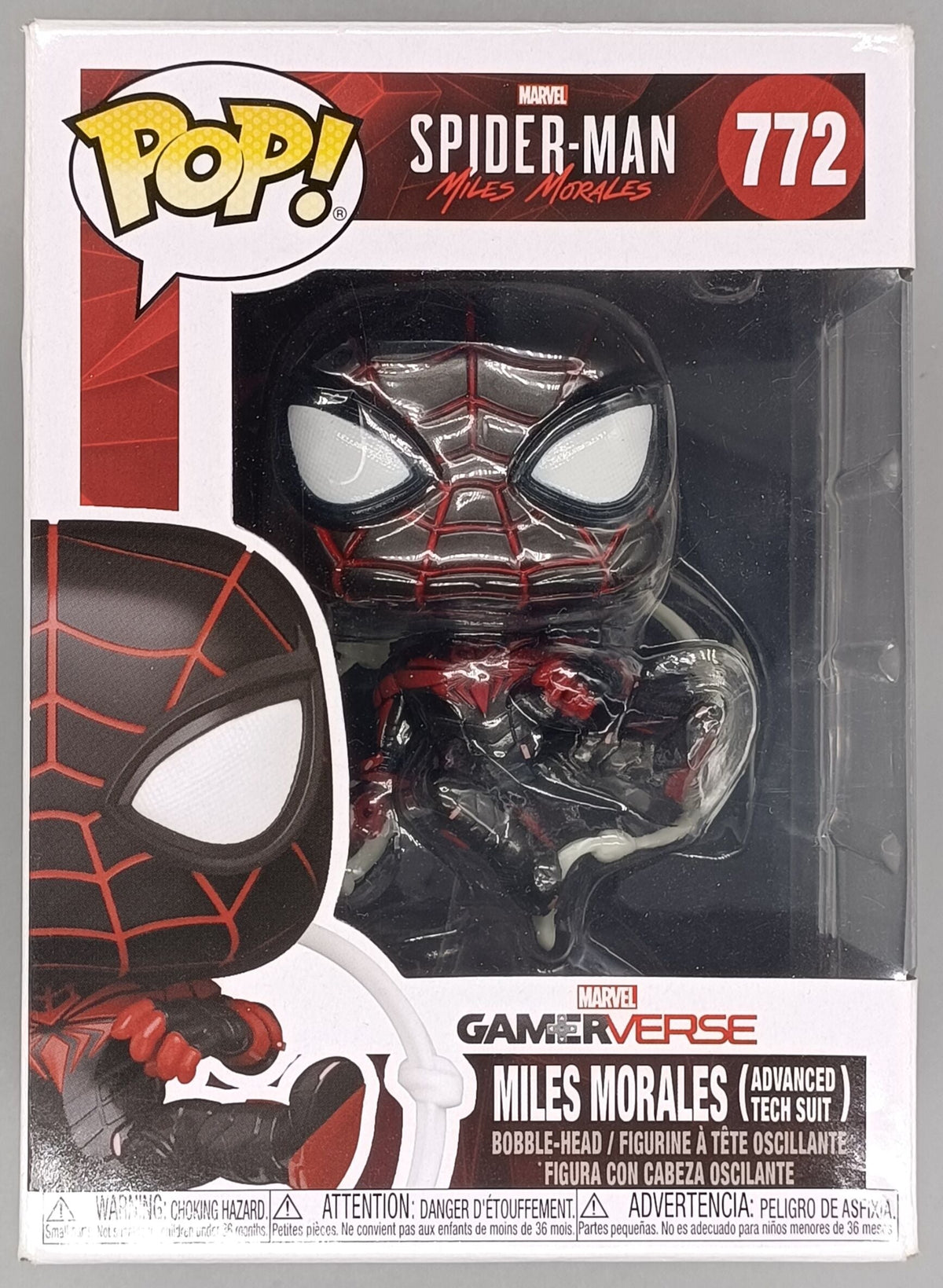 772 Miles Morales (Advanced Tech Suit) - Marvel Spider-Man - Funko POP - Box Damaged Funko